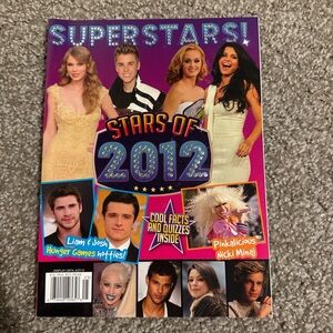 Stars of 2012 Magazine - Taylor Swift Justin Bieber Katy Perry Selena Gomez Nick